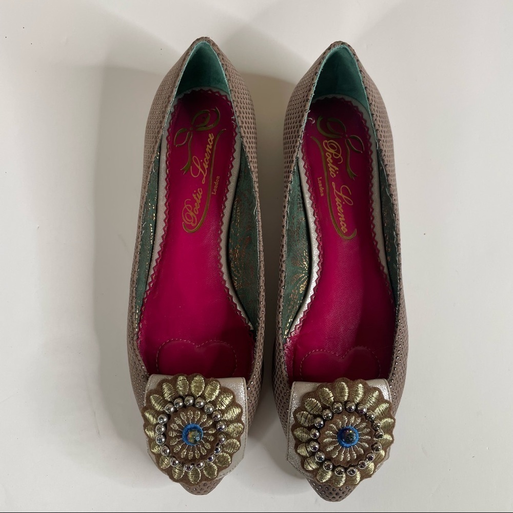 Poetic License‎ Zelda Zing Flats Size 38 1/2